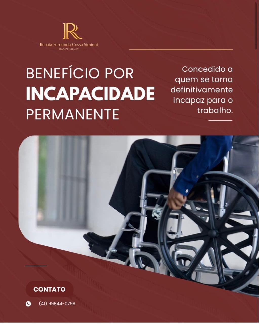Benefício por incapacidade permanente